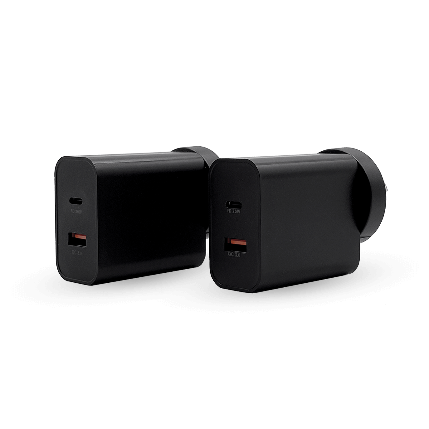 38W PD Dual USB-C & USB-A Wall Charger 1m C Cable Urbanist