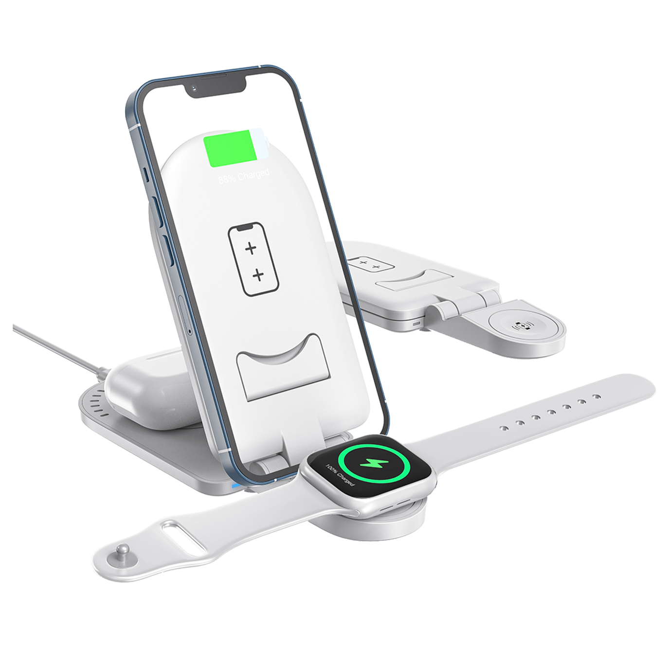 Travel Buddy - 3 in 1 Wireless Charger Folding Stand Urbanist
